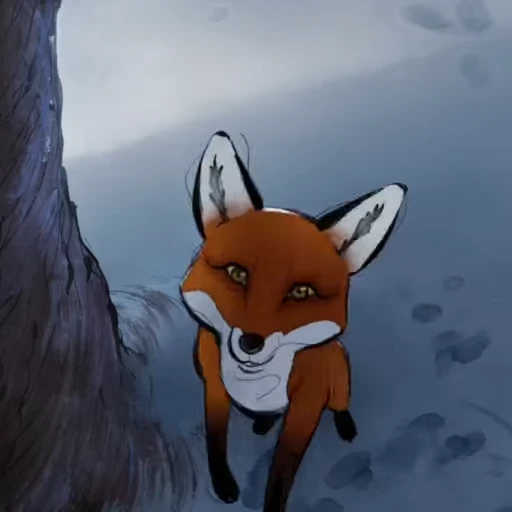 🦊 Стикер «Я рад что все мы здесь» для Telegram
