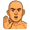 🫡 Эмодзи «Лысый» для Telegram