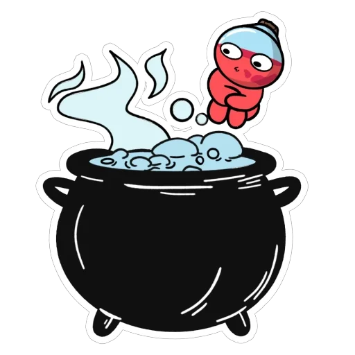 😶‍🌫️ Стикер «Boy potion» для Telegram