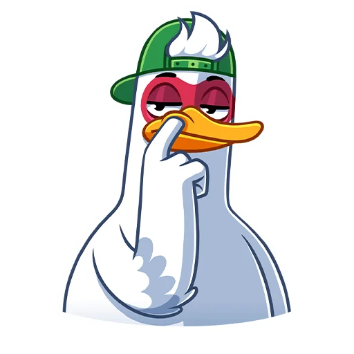 🦆 Стикер «Бряк» для Telegram