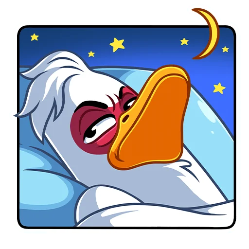 😴 Стикер «Бряк» для Telegram