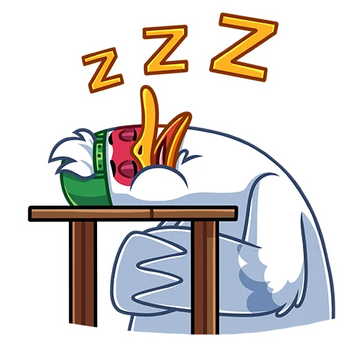 😴 Стикер «Бряк» для Telegram