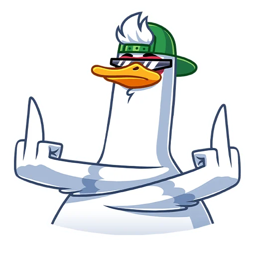 🖕 Стикер «Бряк» для Telegram