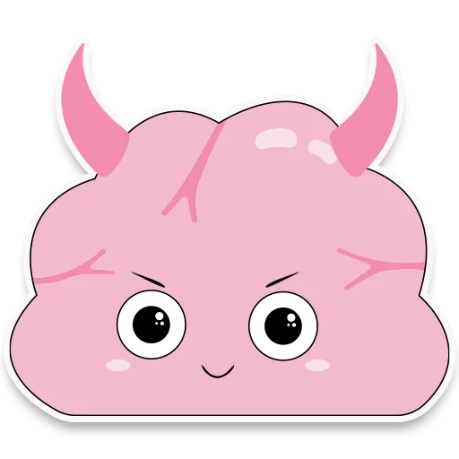 😠 Стикер «BRAINstorm» для Telegram