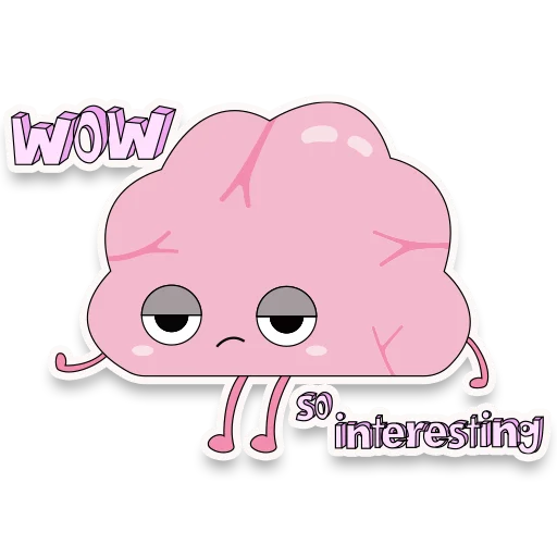 😐 Стикер «BRAINstorm» для Telegram