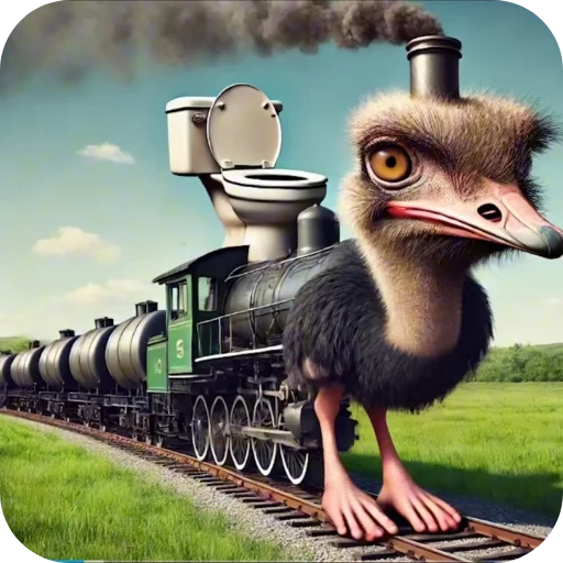 🐦 Стикер «Brainrot животные» для Telegram