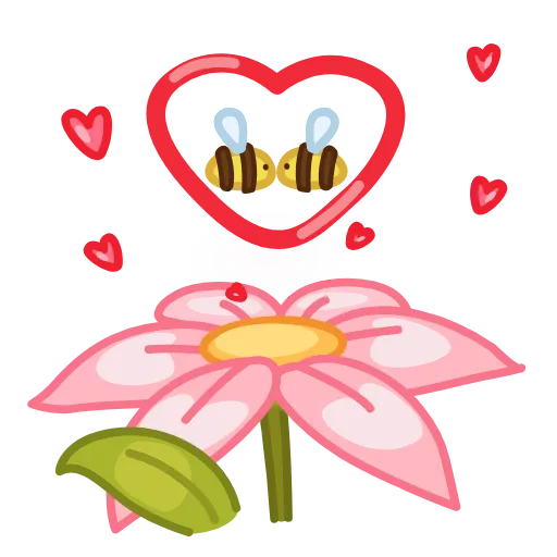 🌸 Стикер «Flowers» для Telegram
