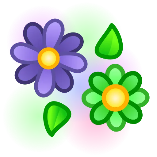 💐 Стикер «Flowers» для Telegram