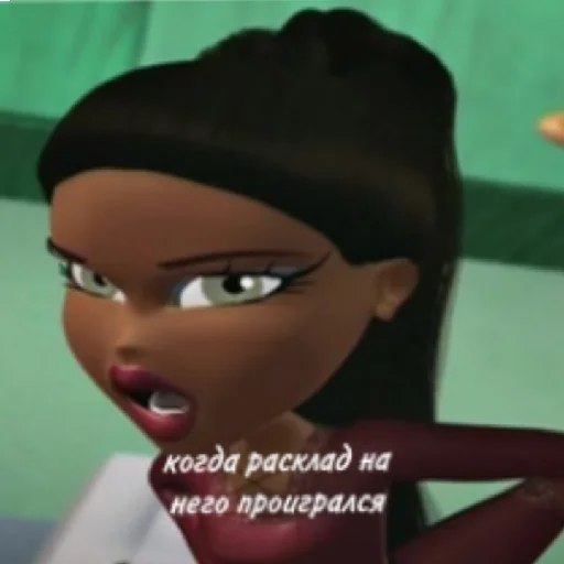 😶 Стикер «▹братц◃» для Telegram