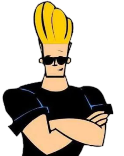 Стикерпак JOHNNY BRAVO для Telegram