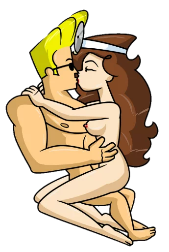 😈 Стикер «JOHNNY BRAVO» для Telegram