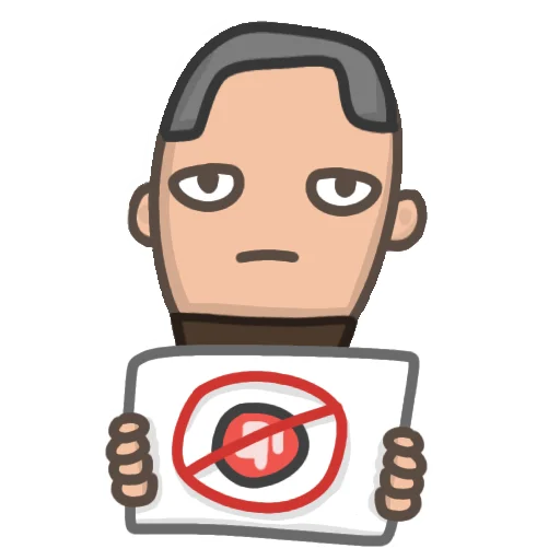 👎 Стикер «бравлек» для Telegram