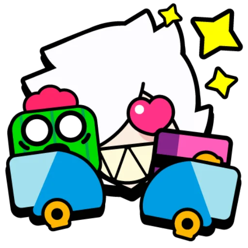 😍 Стикер «BrawlStars» для Telegram