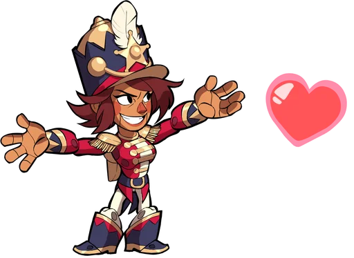 😘 Стикер «BrawlHalla» для Telegram