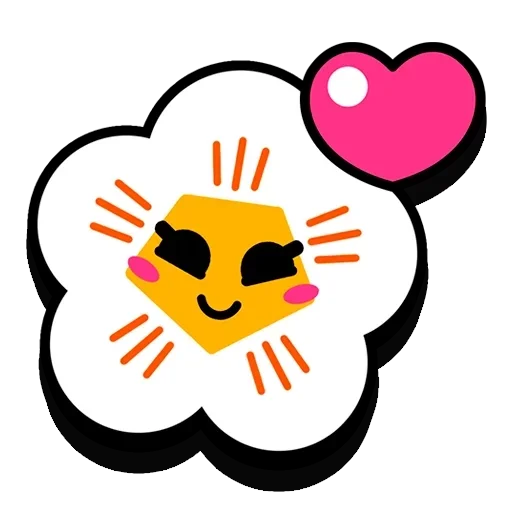 🌸 Стикер «ЗНАЧКИ БРАВЛ СТАРС» для Telegram