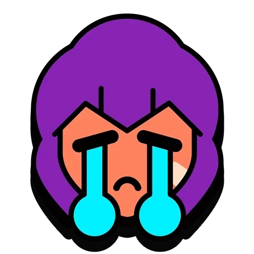 😭 Стикер «ЗНАЧКИ БРАВЛ СТАРС» для Telegram