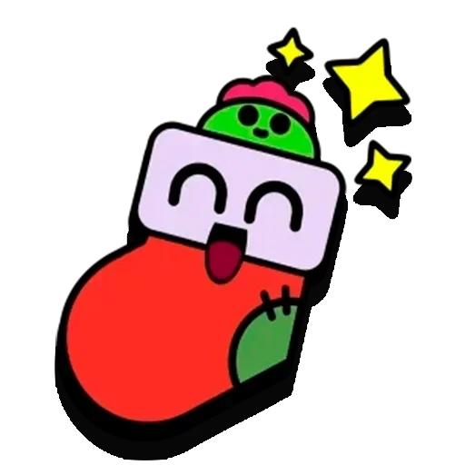 🧦 Стикер «ЗНАЧКИ БРАВЛ СТАРС» для Telegram