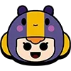 Стикер 52 Brawl Stars - пины из игры Бравл Старс