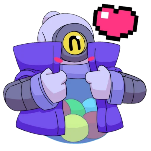 ❤️ Стикер «Brawl Stars Emotes» для Telegram