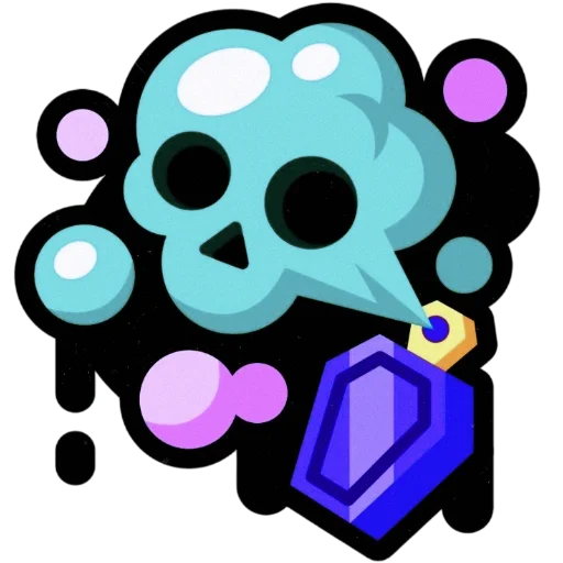 ☠ Стикер «Brawl Stars Sprays» для Telegram