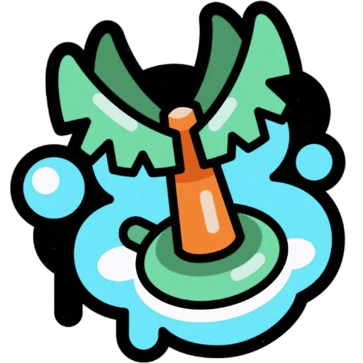 🌴 Стикер «Brawl Stars Sprays» для Telegram