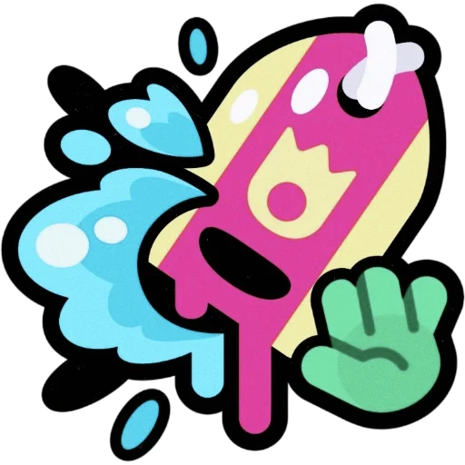 🤚 Стикер «Brawl Stars Sprays» для Telegram