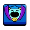 Стикер 57 ⭐️ Набор эмоджи по игре «Brawl Stars BS Бравл Старс БС»