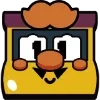 Стикер 2 ⭐️ Набор эмоджи по игре «Brawl Stars BS Бравл Старс БС»