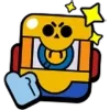 Стикер 4 ⭐️ Набор эмоджи по игре «Brawl Stars BS Бравл Старс БС»
