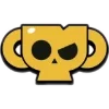 Стикер 11 ⭐️ Набор эмоджи по игре «Brawl Stars BS Бравл Старс БС»