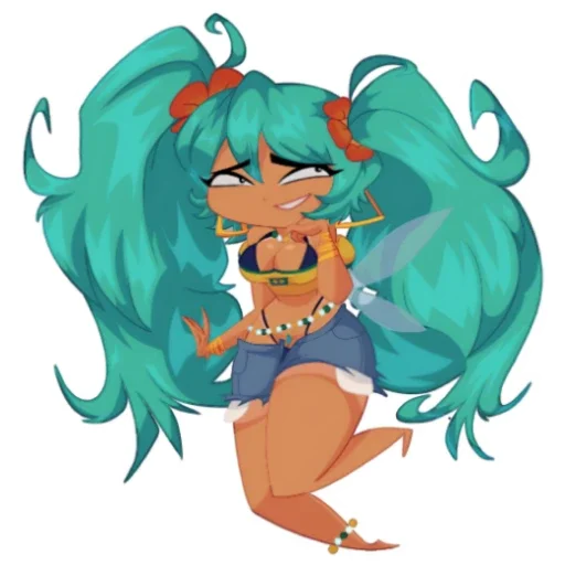 🤣 Стикер «Brazilian Miku» для Telegram