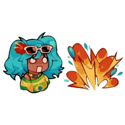 😱 Стикер «Brazilian Miku» для Telegram