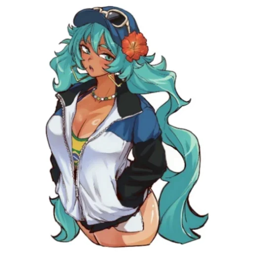 😒 Стикер «Brazilian Miku» для Telegram