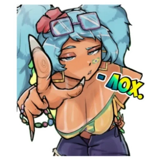🖕 Стикер «Brazilian Miku» для Telegram