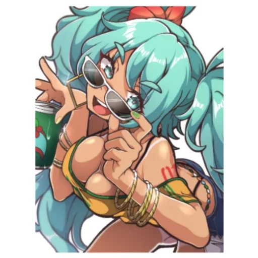 😀 Стикер «Brazilian Miku» для Telegram