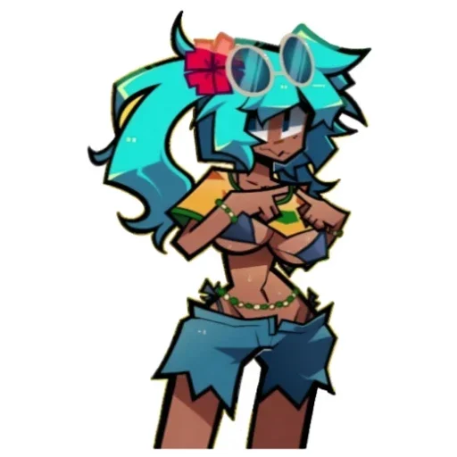 👉 Стикер «Brazilian Miku» для Telegram
