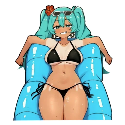 😁 Стикер «Brazilian Miku» для Telegram