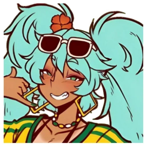 😉 Стикер «Brazilian Miku» для Telegram