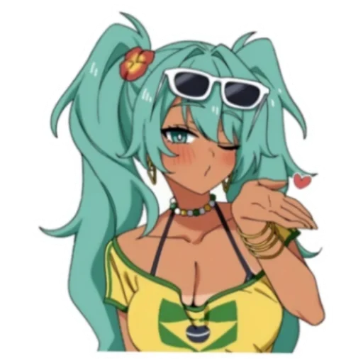 😘 Стикер «Brazilian Miku» для Telegram