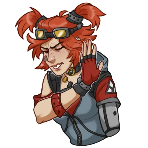 😖 Стикер «Borderlands» для Telegram