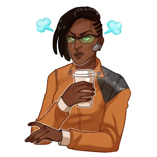 ☕️ Стикер «Borderlands» для Telegram