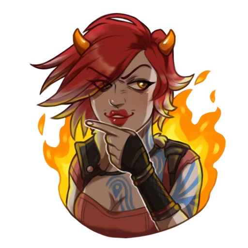 😈 Стикер «Borderlands» для Telegram