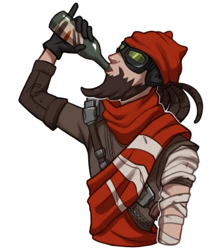 🍾 Стикер «Borderlands» для Telegram