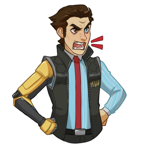 😡 Стикер «Borderlands» для Telegram