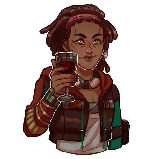 🍷 Стикер «Borderlands» для Telegram