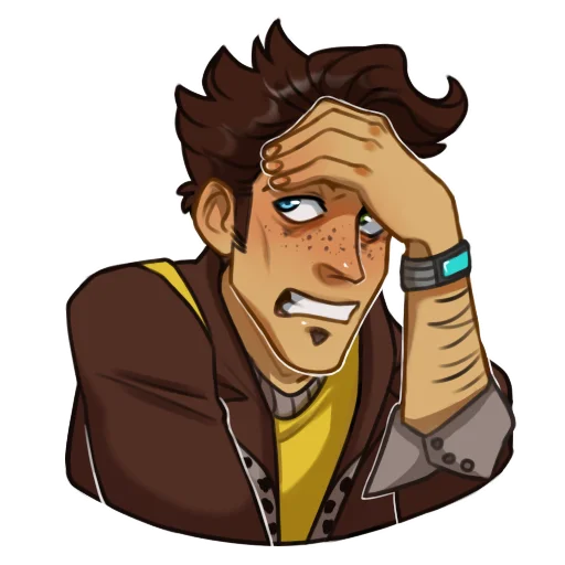😟 Стикер «Borderlands» для Telegram