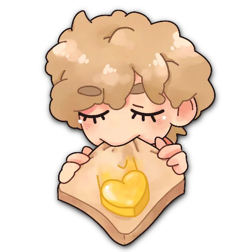 Стикерпак Bread and butter для Telegram