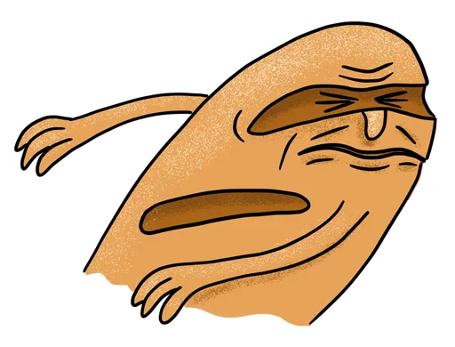 😟 Стикер «Bread» для Telegram