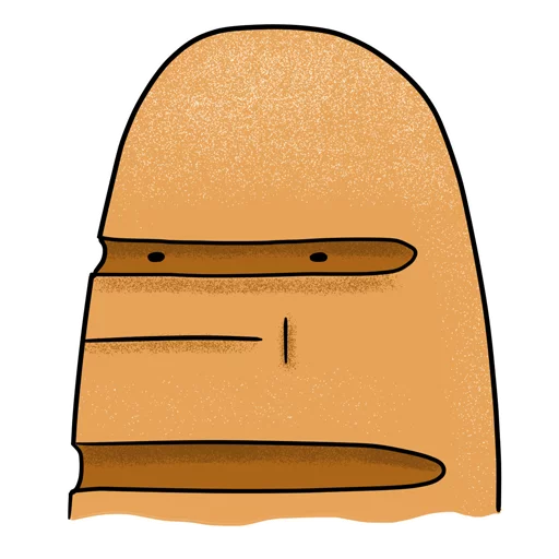 😐 Стикер «Bread» для Telegram