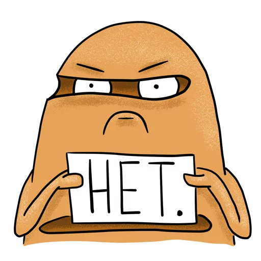 👎 Стикер «Bread» для Telegram